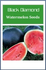 Black Diamond Watermelon Seeds | Fresh NON-GMO Watermelon Seeds Heirloom Seeds