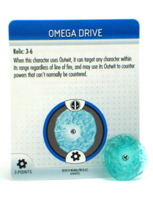 Marvel Heroclix Deadpool Omega Drive 3D Object S101 Limited Ed OP Kit LE w/Card