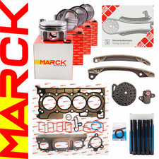 Produktbild - Dacia Renault 1.2 Tce H5F408 H5F410 Reparatursatz Febi 107166 Kolben 120A12479R