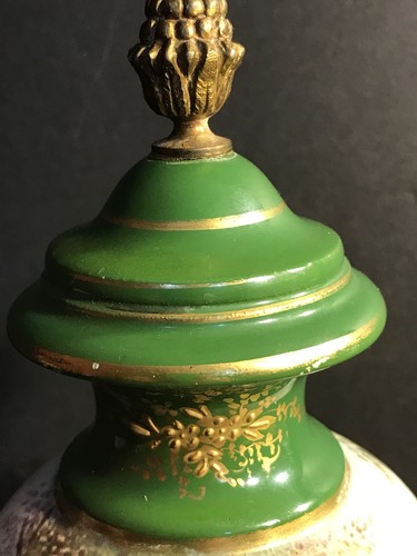 An Antique Porcelain Sevres Vase Hand Painted And Signed Circa 1920 - Picture 7 of 11