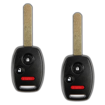 2 Replacement For Honda Remote Head Key 35111-SWA-306 2006-2013 Civic CR-V Fit