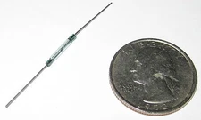 Small Magnetic Reed Switch - SPST - 1 Amp - 140 V AC - 12.5 mm Long Glass Body