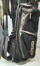 Ogio Recoil Golf Stand Bag With Top Cover Black 4 Way Divider Nice Condition