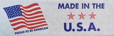 Printed "Made in the U.S.A." Reinforced WHITE Kraft Gummed Tape 3" x 450' Cas...