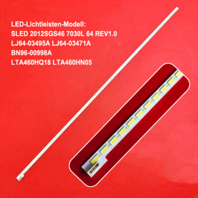 1Pcs LED-Streifen für 46TL933 46TL938 LTA460HQ18 LTA460HN05 46-LINKS LJ64-03471A