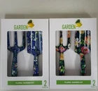 Gardening Set Hand Spade Rake Tools Floral Print Choose Color NEW