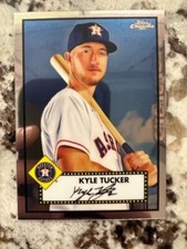 2022 TOPPS CHROME PLATINUM BASE CARD HOUSTON ASTROS KYLE TUCKER #233