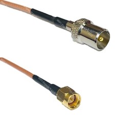 RG316 DVB TV Pal Male to SMA MALE RF Cable Rapid-SHIP LOT