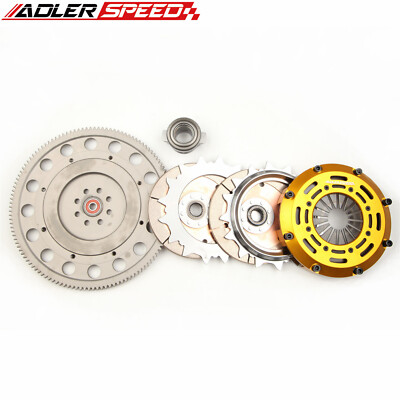 ADLERSPEED Race Clutch Twin Disc Kit Medium for 04-18 Subaru WRX STI EJ25 6Speed