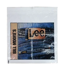 Lee Bill Moore’s Shopping Bag Plastic 15.5” x 17.5” Promo Carrying Recycled