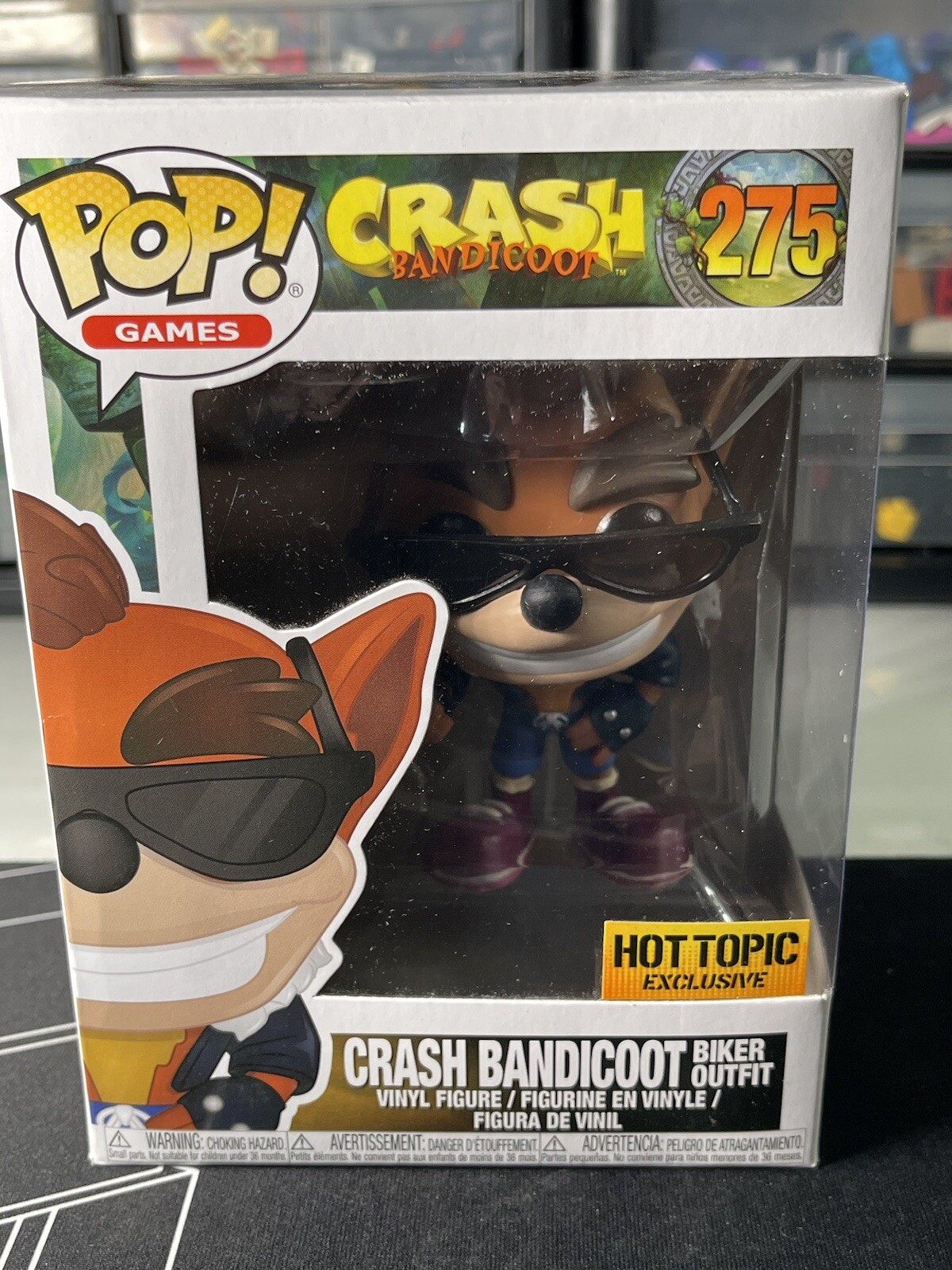 Arriba 49+ imagen funko pop crash bandicoot biker outfit Abzlocal.mx