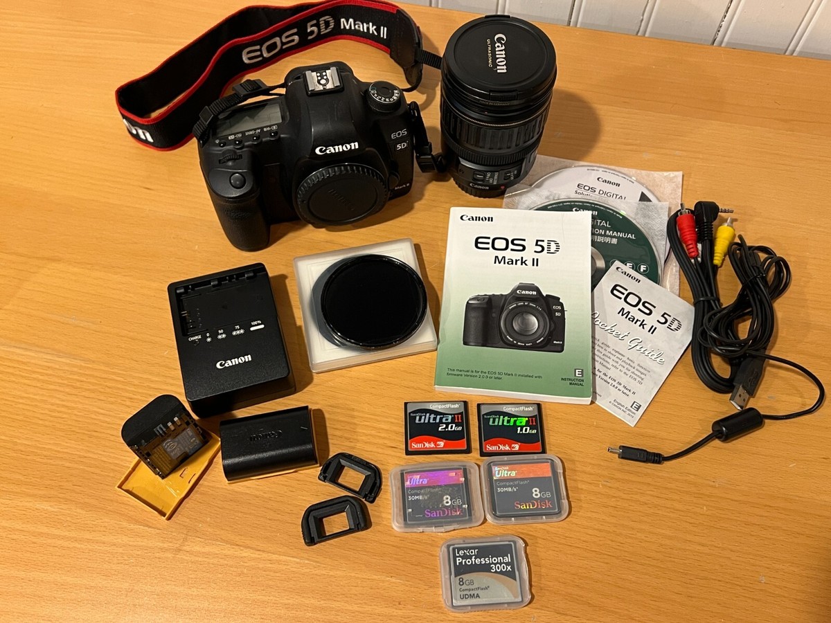 Canon 5D Mark II 21.1 MP DSLR Camera, 28-135mm lens and Canon 5D Mark II 21.1 MP DSLR Camera, 28-135mm lens and