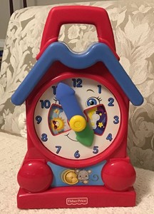 fisher price musical clock