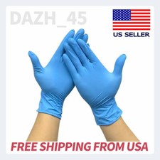 Nitrile-Vinyl-Latex Exam Gloves Powder Free 4Mil Glove S/M/L/XL Available USA
