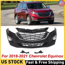 Front Bumper Cover Kit For 2018 2019 2020 2021 Chevrolet Equinox Replacement