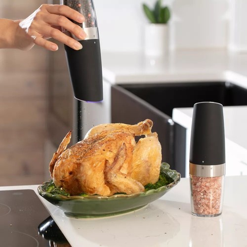 Gravity Electric Pepper and Salt Grinder Set One-Handed Automatic Operation - Picture 2 of 7