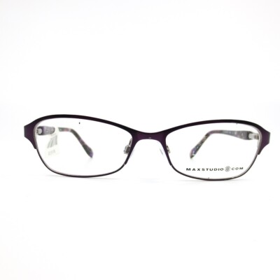 Max Studio 153M ZYLOWARE 094 Eyeglasses Frames Purple Tortoise Cat Eye 50-15-135