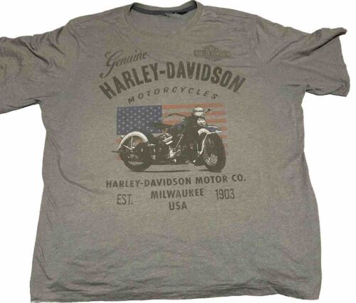 Harley-Davidson Men's Single Stitch VTG Short Sle… - image 1