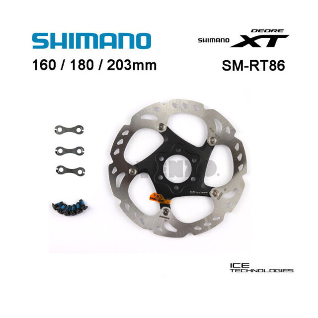 SHIMANO XT SM-RT86 Freno a disco rotore 6 bulloni 160/180/203 Ice Point Technology MTB-