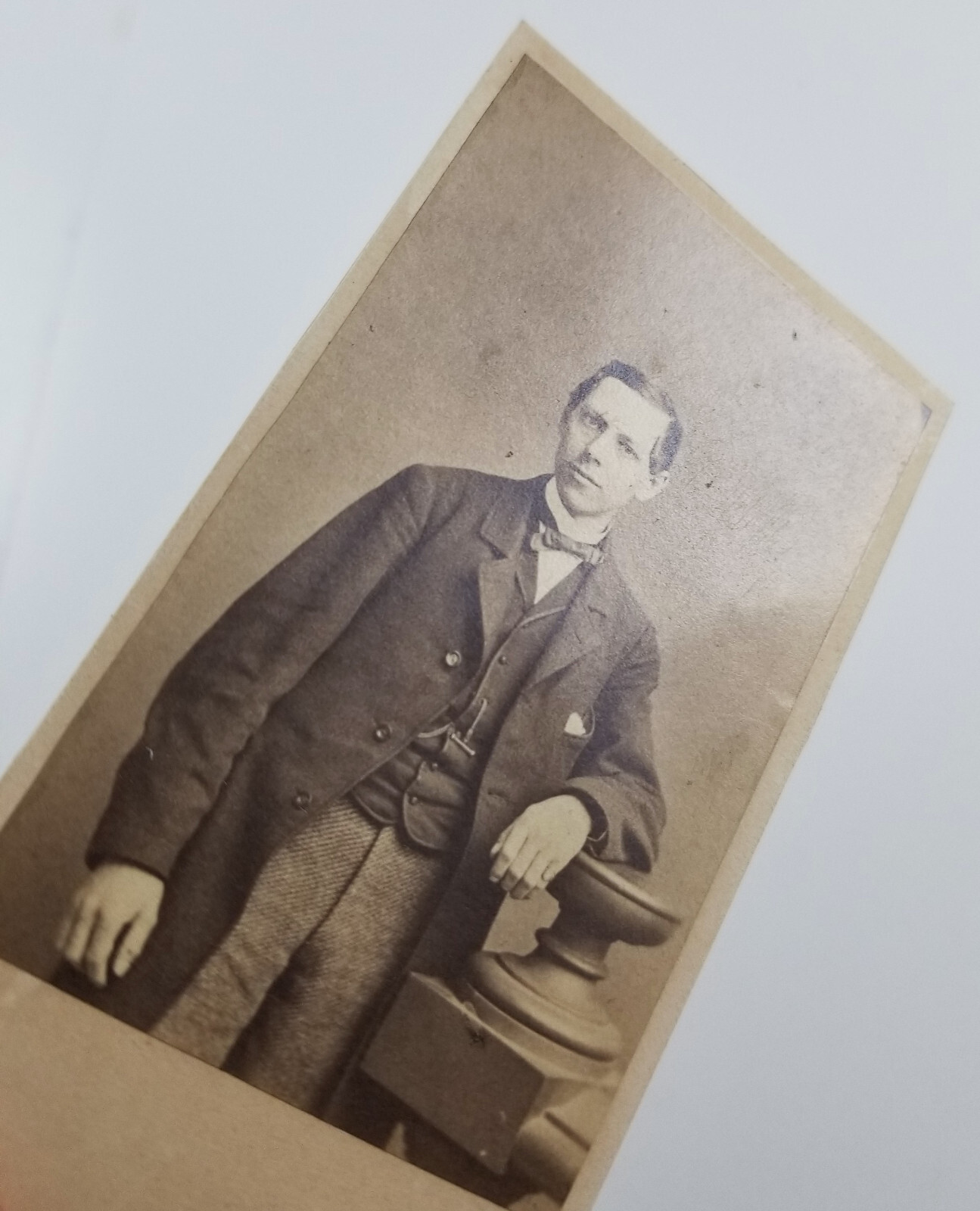 CDV Photo Vintage - Jeune Homme Au Chapeau - De Jongh Lausanne - Suisse 1870