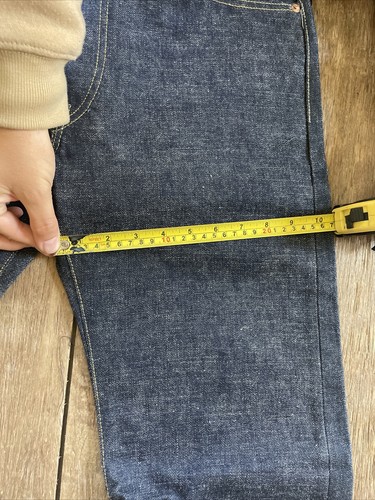 RRL Jeans Men's Straight leg raw vintage 5 Pocket selvedge denim size m 30 1944 - Picture 7 of 12