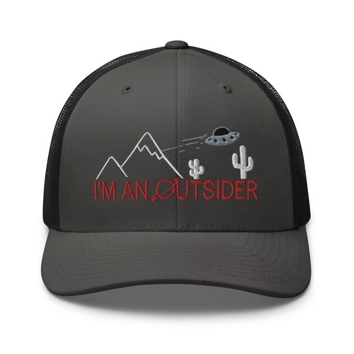 Alien UFO I'm an Outsider Trucker Hat for Men Women - Bild 14 von 25