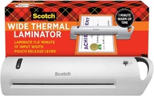 Scotch Thermal Laminator, Extra Wide 13 Inch Input, Ideal for Teachers, White 