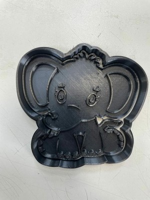 Elefant sitzend Ausstechform Cookie Cutter