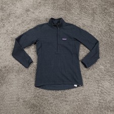 Patagonia R1 Air Fleece Giacca Zip Donna Pullover Extra Small Grigio