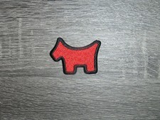 Pro Golf Red/Black Embroidered Iron On Patch 2.5" x 1.75"