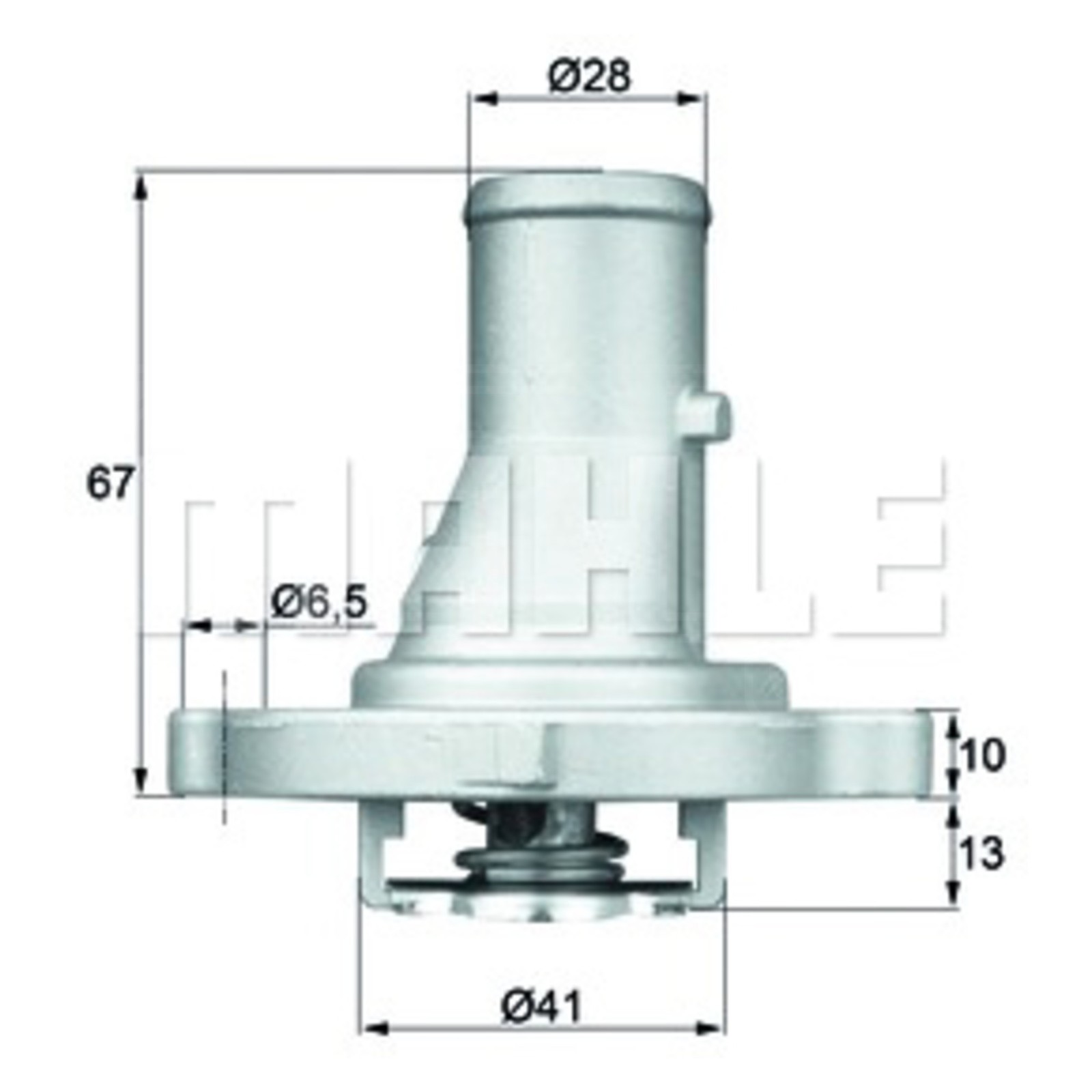 Fits MAHLE TI 68 87D Thermostat 87°C FIAT, LANCIA - Image 3