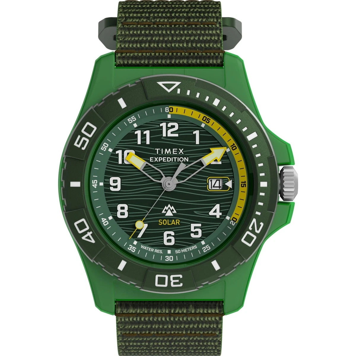 Timex Orologio Uomo Q TW2U95400 – Cassa 38mm Acciaio, Quadrante Verde, Cinturino In Acciaio