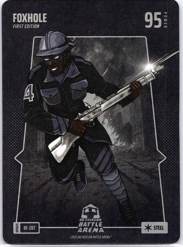 Bo Jackson Battle Arena Alpha Update Foxhole 1st Ed. Steel Foil De\'Aaron Fox