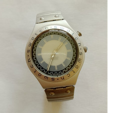 Swatch Irony Quarz Armbanduhr Analog Aluminiu...