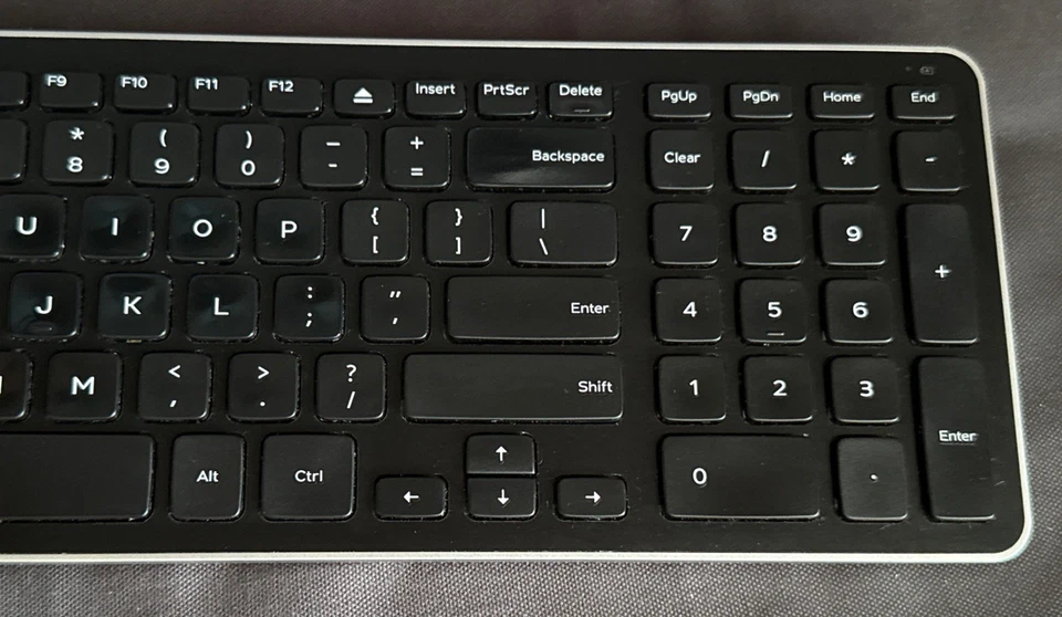 GOOD CONDITION Dell KM714 Wireless Slim Keyboard Mouse Combo +Receiver - Image 3 of 4