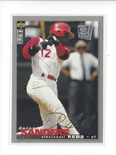 1995 Collector's Choice SE Silver Signature #199 Deion Sanders Reds