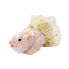 Petit cochon en silicone, accessoire photo pour nouveau-né, adorable poupée