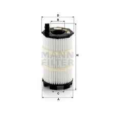 MANN HU7005X Oil Filter Insert Fits Audi R8 Spyder 5.2 FSI quattro 5.2 FSI