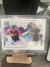 Ryan Waldschmidt 2025 Panini Impeccable Canvas Creation On Card Auto #’ed 30/35