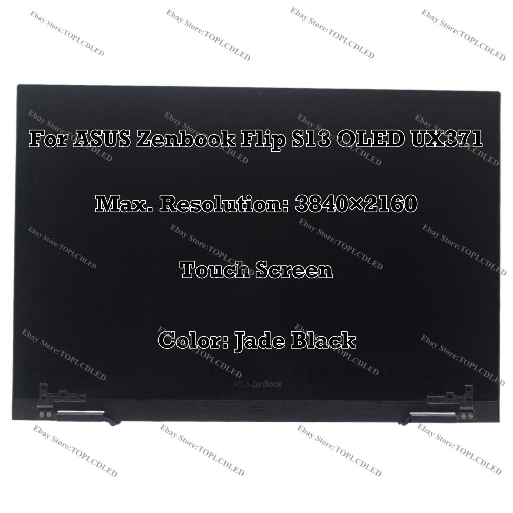 For ASUS Zenbook Flip S13 OLED UX371EA 4K UHD LCD Touch Screen Assembly Complete