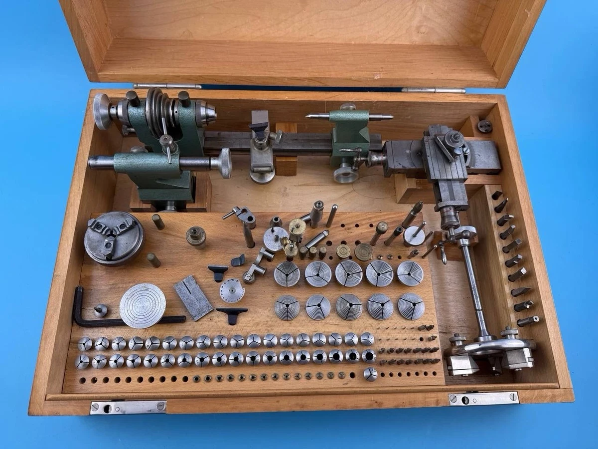 Watchmakers Andra Lathe 8 Mm Collet Set Germany