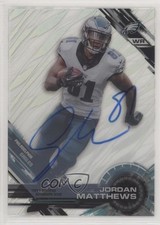 2015 Topps High Tek Pattern 1 Grass/Waves Auto Jordan Matthews #19 Auto 02v3