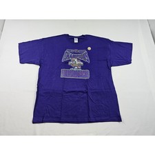 Arizona Diamondbacks World Series Champions 2001 T-Shirt, Purple, Sz 2XL