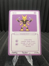 Doo (Alakazam) 27/91 - Pokederp Set 3 Fan Art - Pokemon
