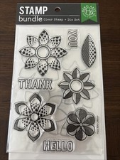 hero arts stamps and dies Pop Art Flowers Bundle