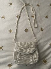 Vintage La Regale Faux Pearl Mini Crossbody Bag