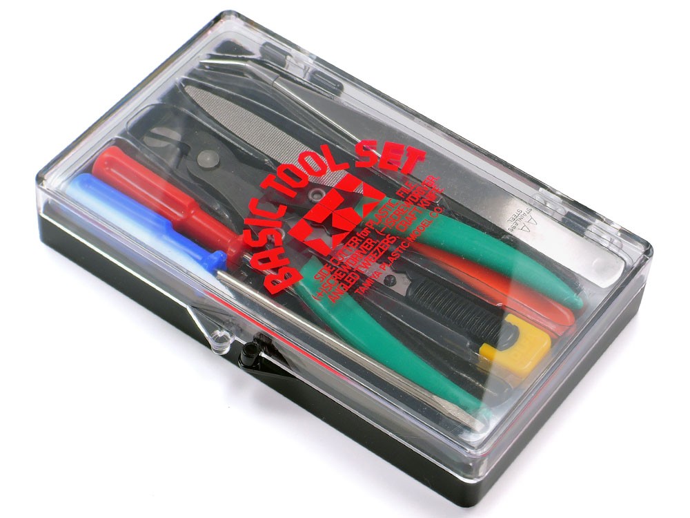 Tamiya Set di strumenti base Craft Tools TA74016 modellismo foto 2