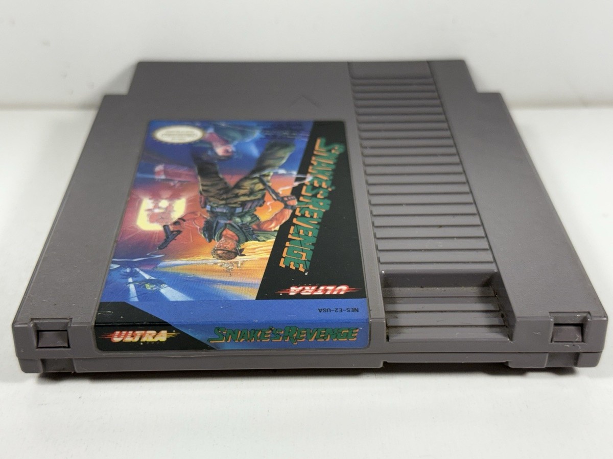 Snake's Revenge Metal Gear 2 -- NES Nintendo Original Classic