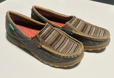 Size 8.5M Twisted X Womens Serape Driving Moc Slip On Eco TWX Shoes Aztec Loafer