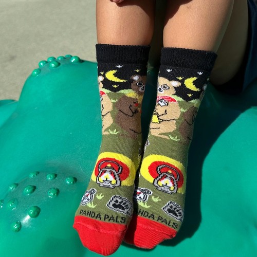 Camping Bears Socks from the Sock Panda (Age 3-7) - Picture 2 of 7